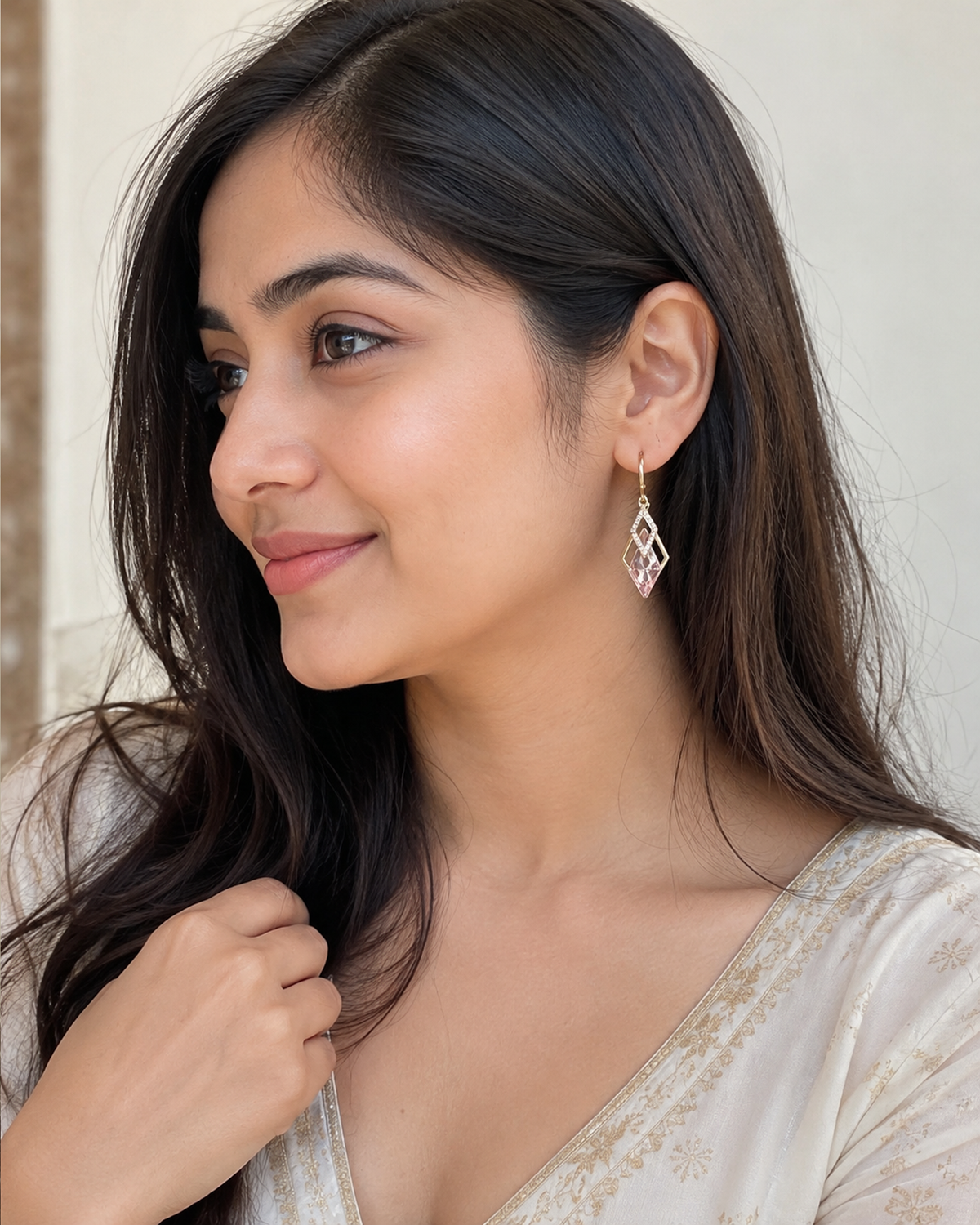 Crystal Drop Earring