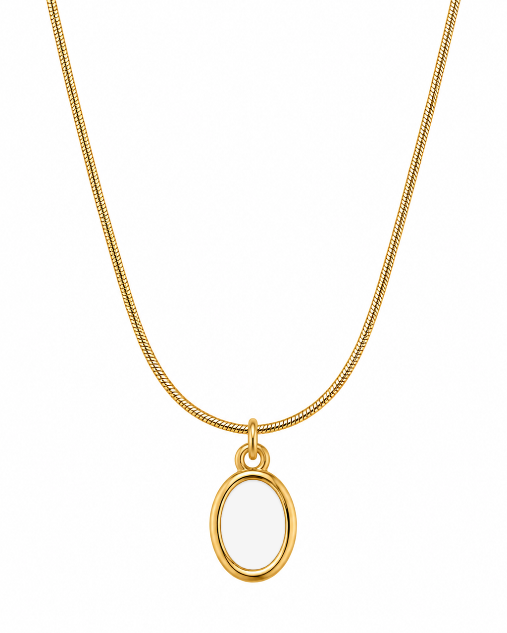 Classic Oval Necklace (Anti Tarnish)