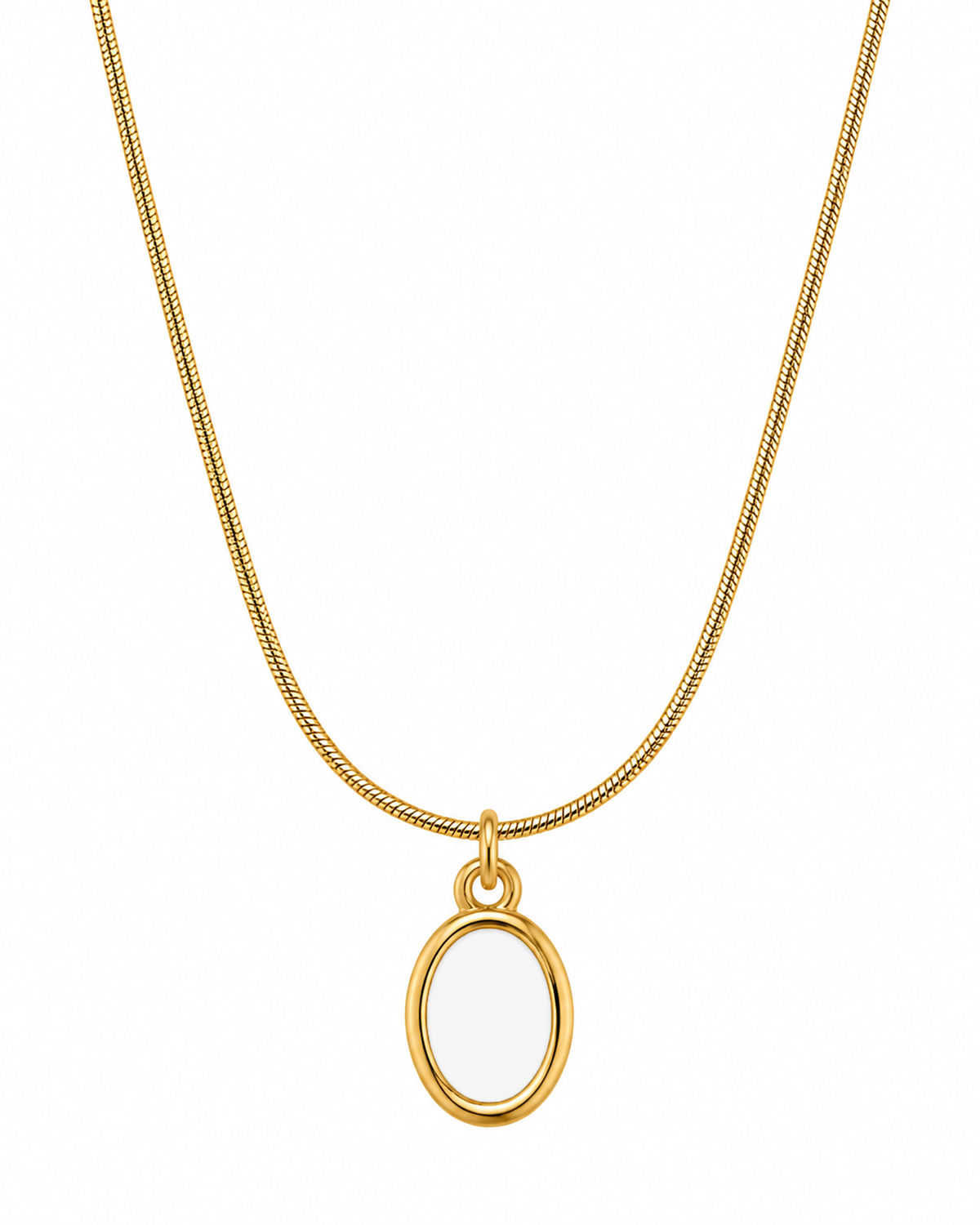 Classic Oval Necklace (Anti Tarnish)