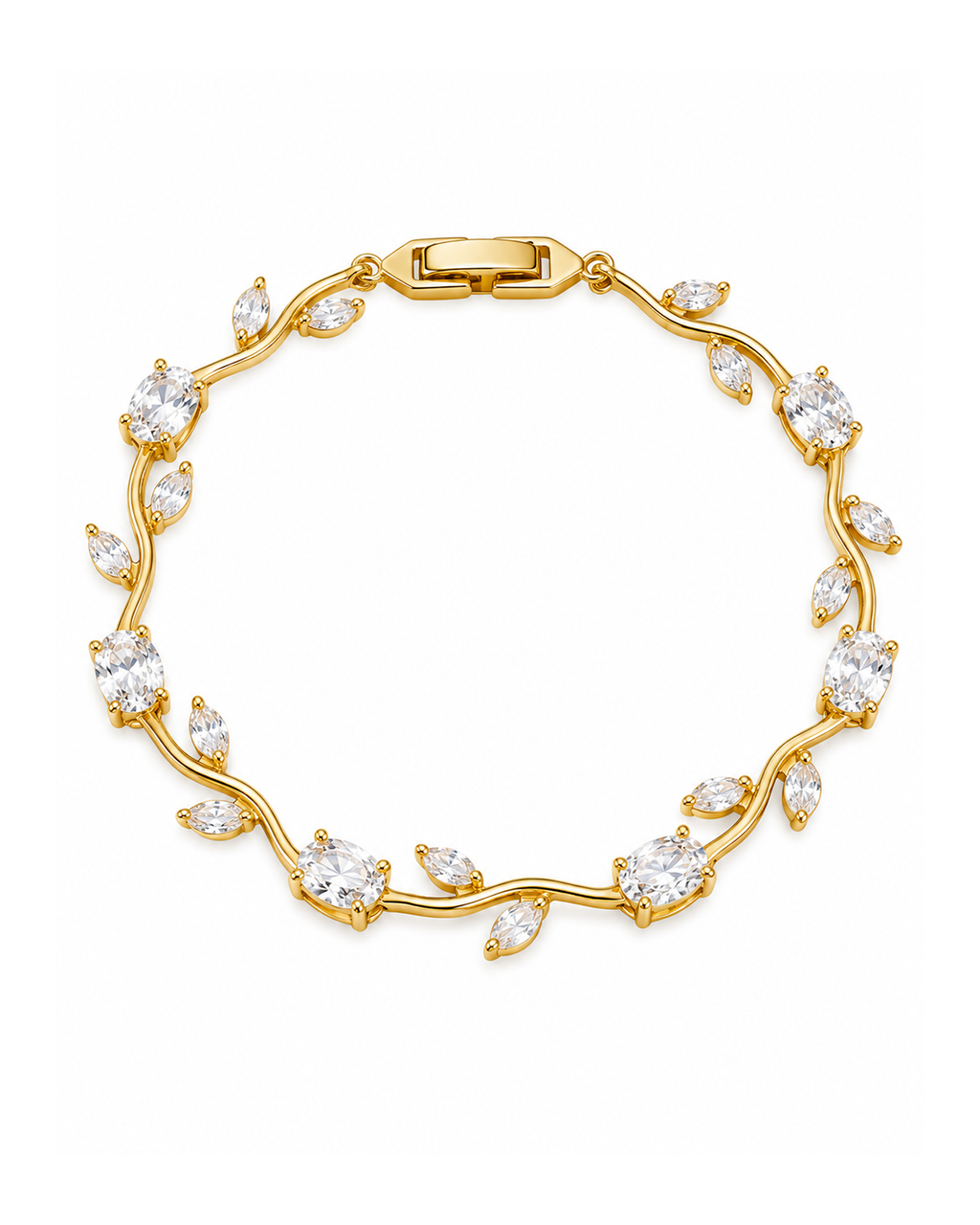 Tulip Crystal Vine Bracelet