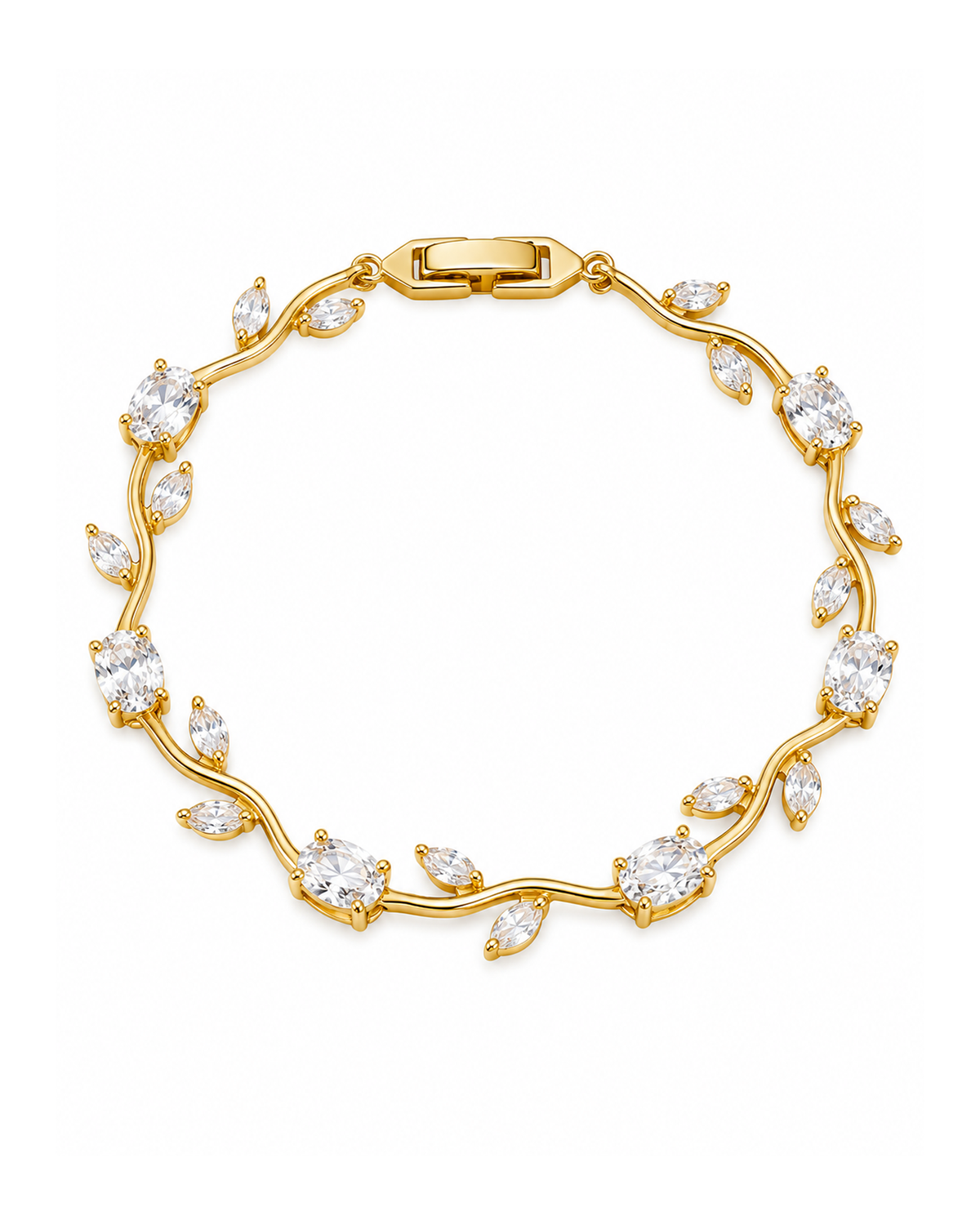 Tulip Crystal Vine Bracelet