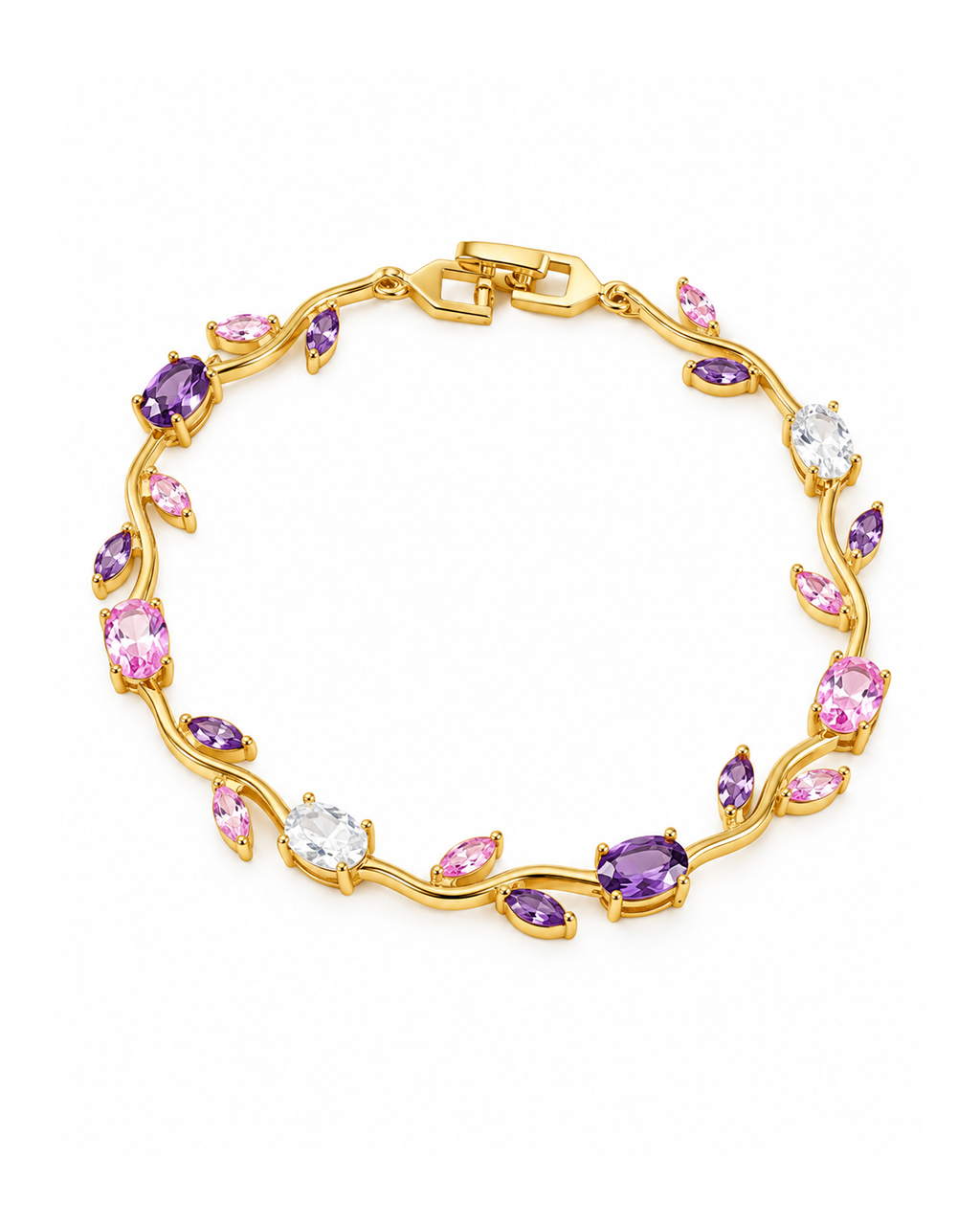 Tulip Amethyst Vine Bracelet