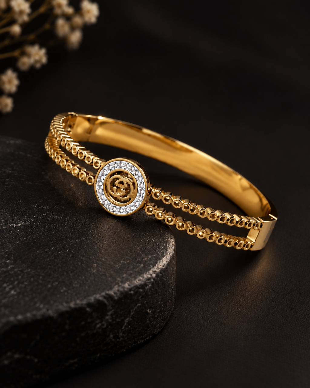 Golden Luxe Double-Layer Bracelet