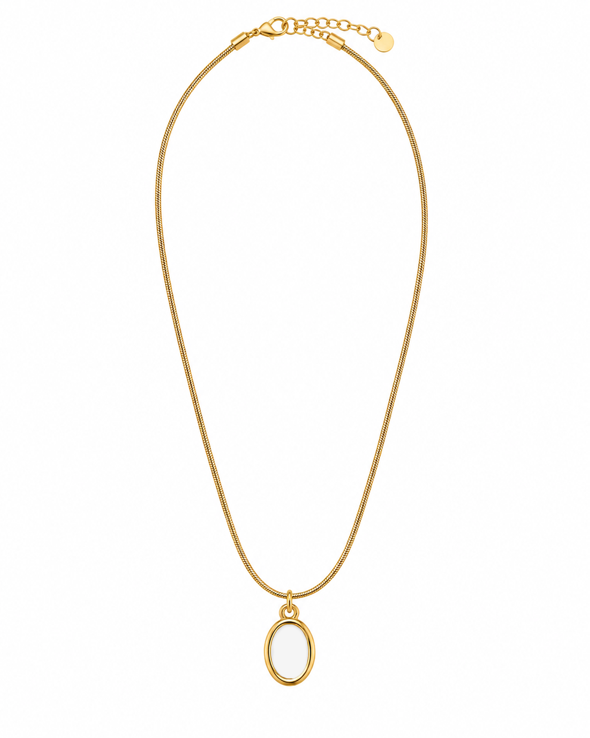 Classic Oval Necklace (Anti Tarnish)