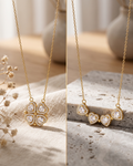 Four Heart Clover Necklace (Anti Tarnish)