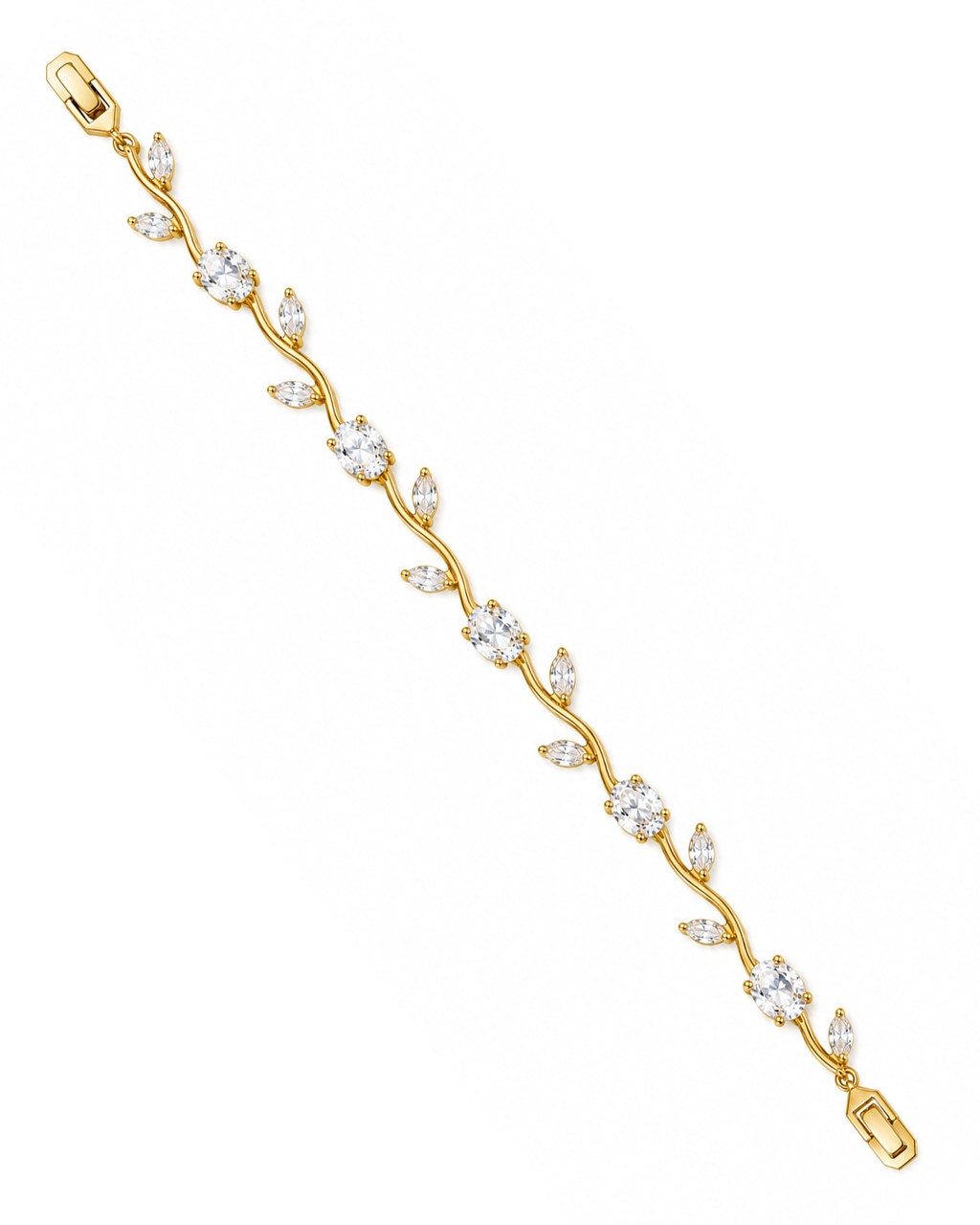Tulip Crystal Vine Bracelet