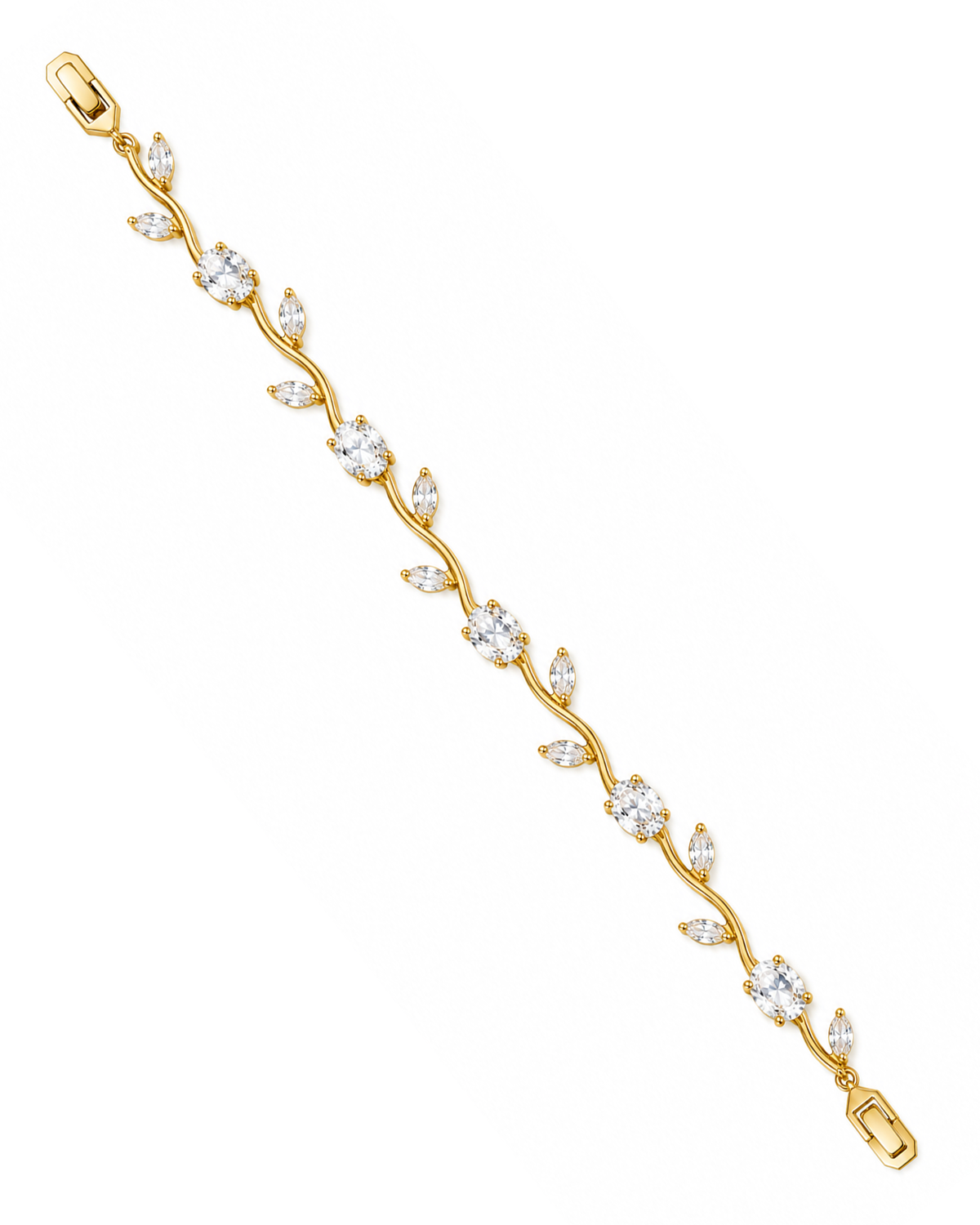 Tulip Crystal Vine Bracelet