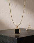 Black Onyx Beaded Necklace