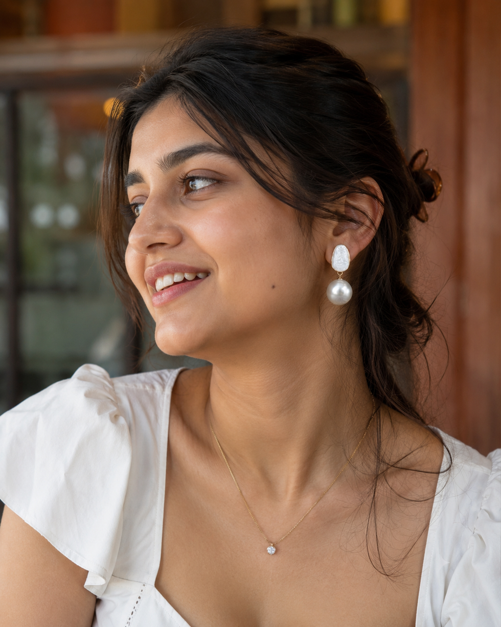 Pearl Drop Earrings