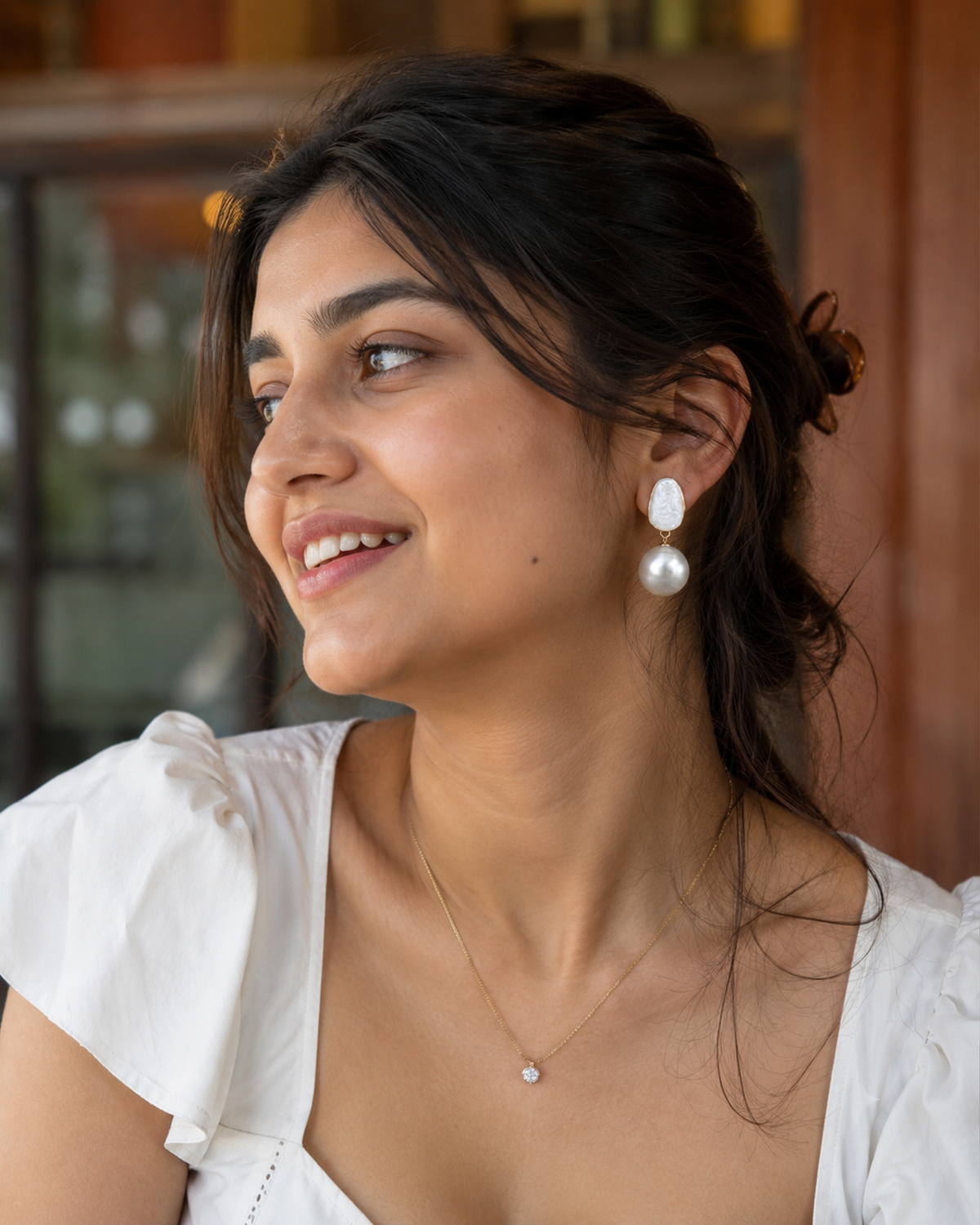Pearl Drop Earrings