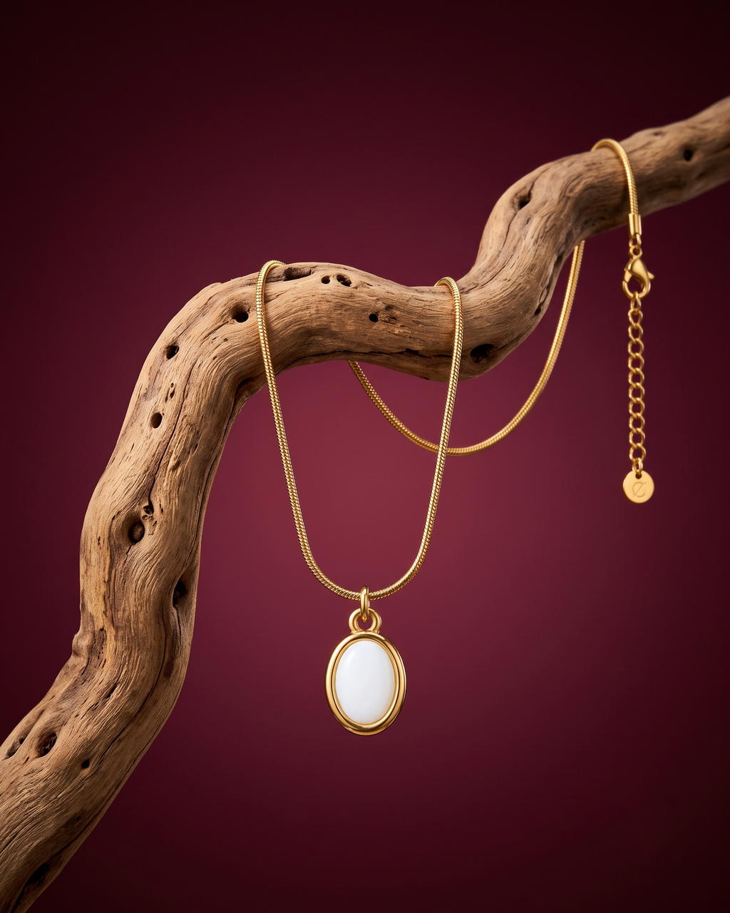 Classic Oval Necklace (Anti Tarnish)