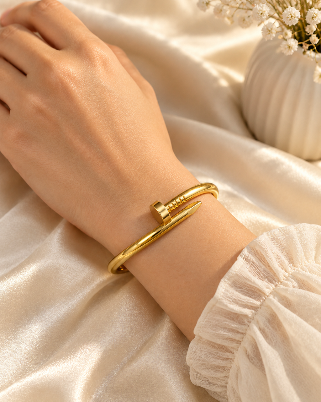 Classic Nail Cuff Bracelet