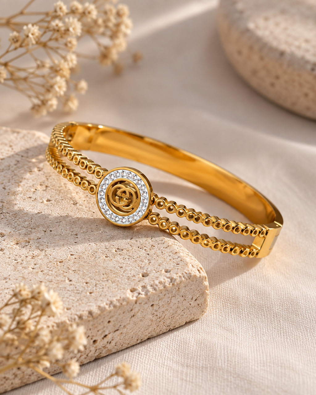 Golden Luxe Double-Layer Bracelet