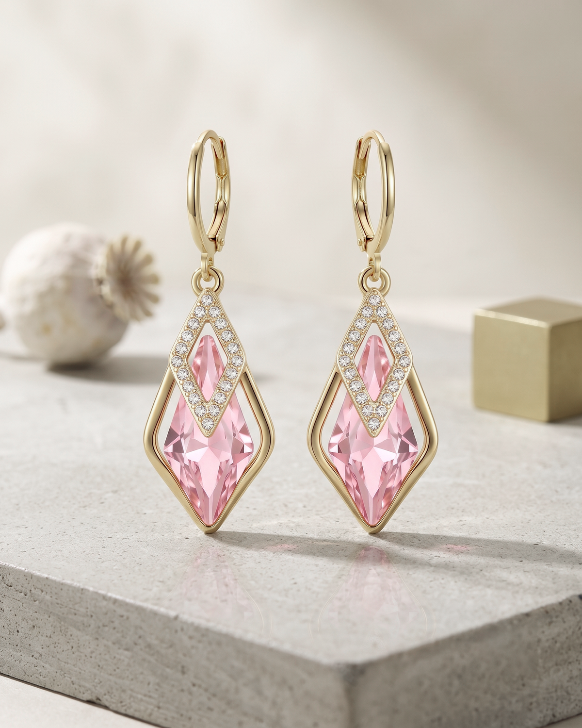 Crystal Drop Earring